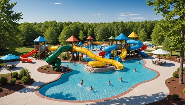 Espace aquatique en camping 4 étoiles : toboggans, bassins et spa, tout ce qu'il faut savoir